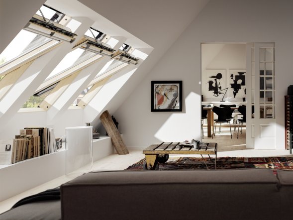 Мансардное окно Velux Классика GGL 2070 94х118 см белое