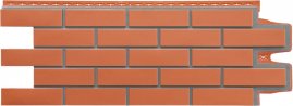 Фасадные панели Grand Line Клинкерный Кирпич Design терракотовый со швом