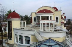 Мягкая кровля Тегола Нордлэнд Антик Красный с отливом