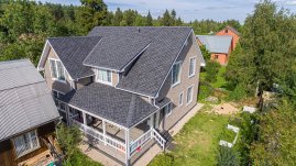 Финская черепица Shinglas Аккорд Серый